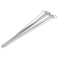 Omaha 10 Pc Skewers, 15 in L, Stainless Steel, Stainless Steel BBQ-37243B